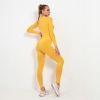  3-9165_long_sleeve_trousers_suit_-_Ming_Yellow